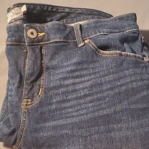 Torrid Dark Blue Boyfriend Straight Jeans